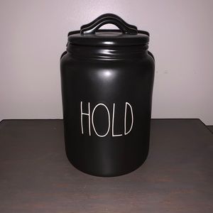 Rae Dunn Hold Canister